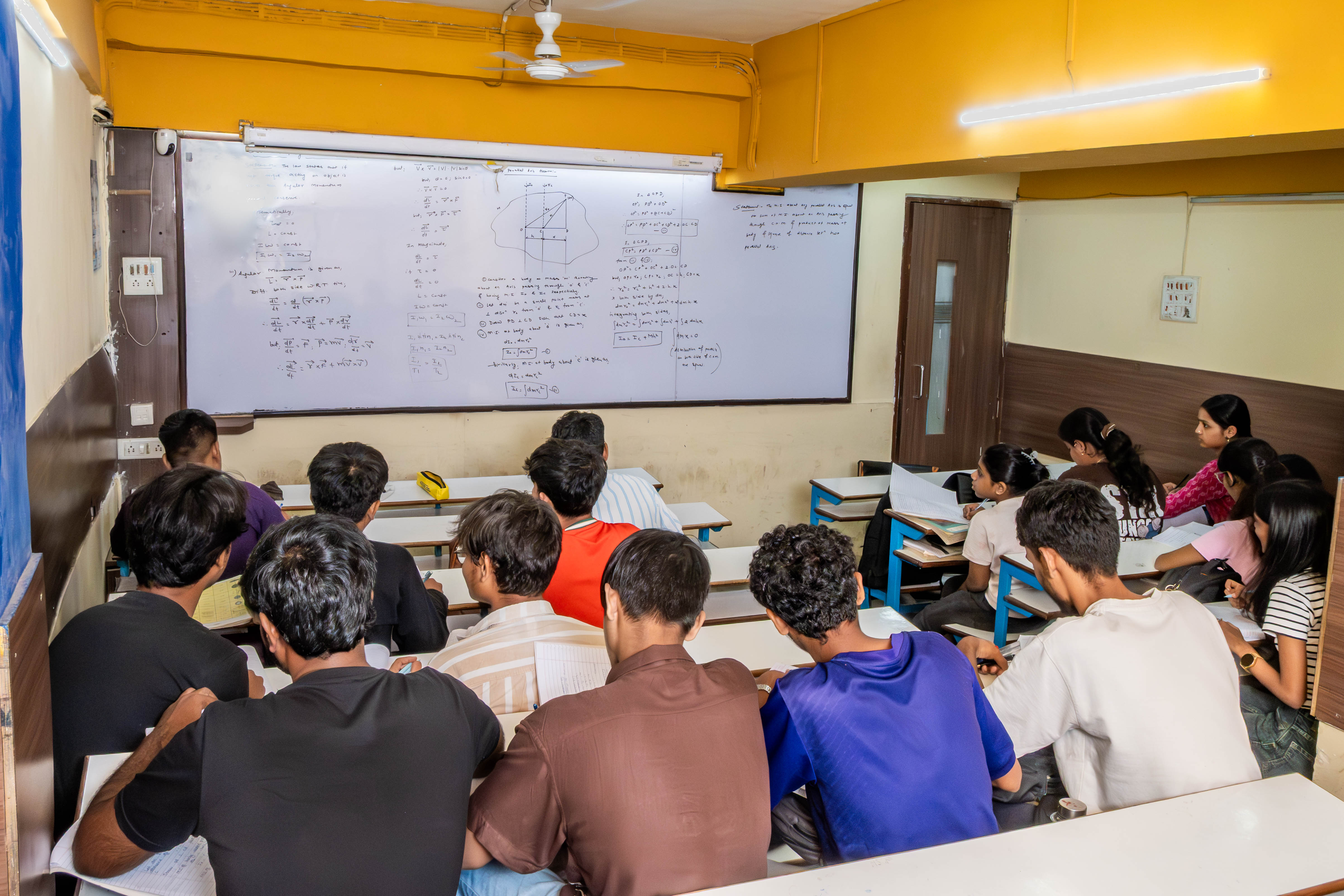 Students in classroom at Akshar Institute
